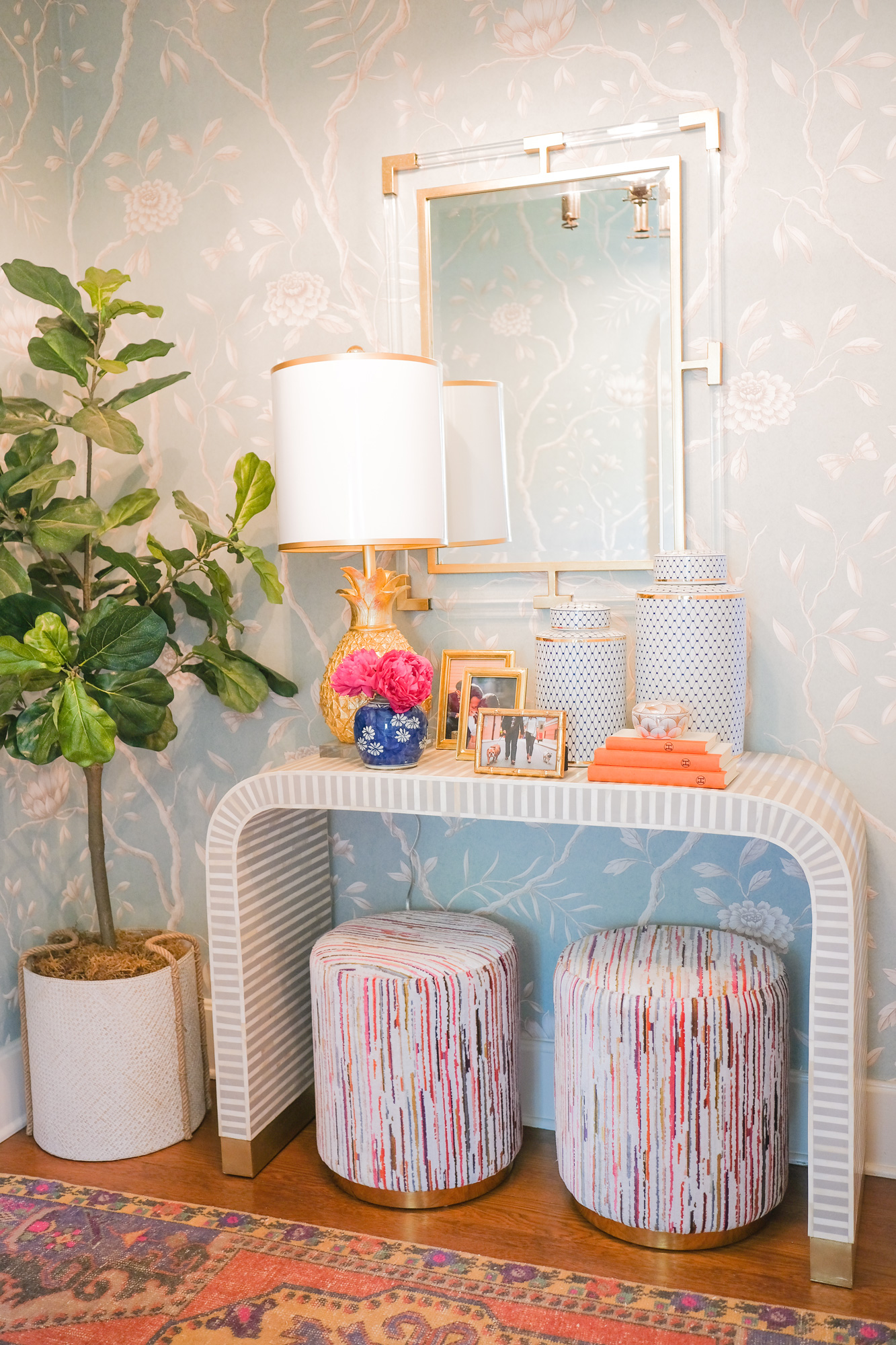 Colorful Entryway Decor