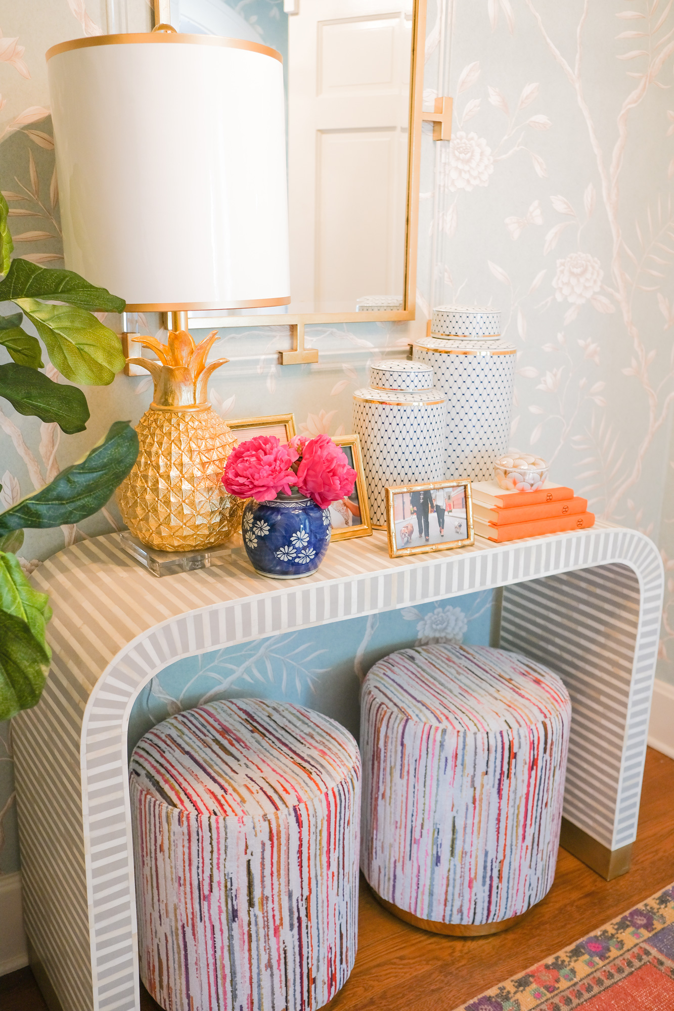 Colorful Entryway Decor