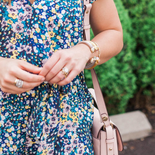 Floral Romper / Spring Outfit Idea