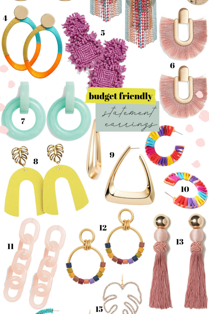 Budget Friendly Statement Earrings