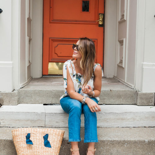 Favorite Summer Jeans / Floral Top