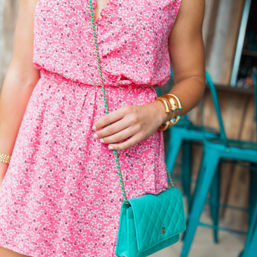 Pink Wrap Dress