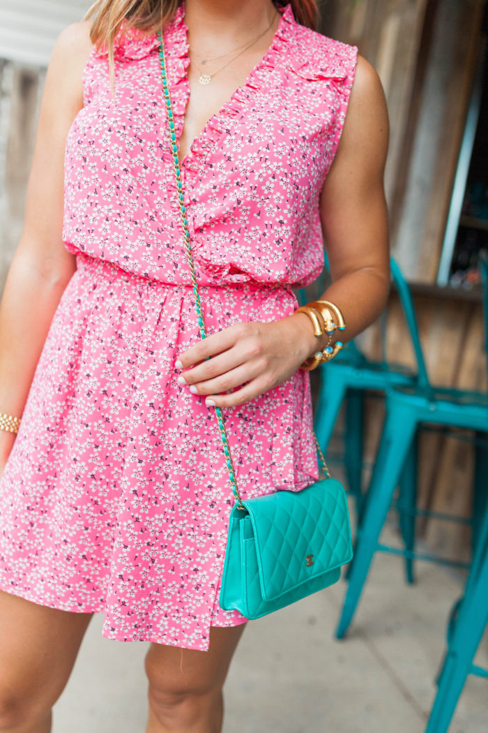 Pink Wrap Dress Dress