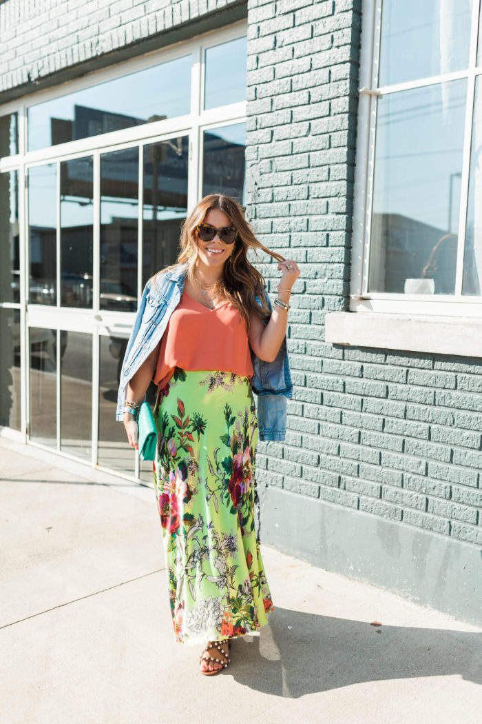 Floral Maxi Skirt for Summer