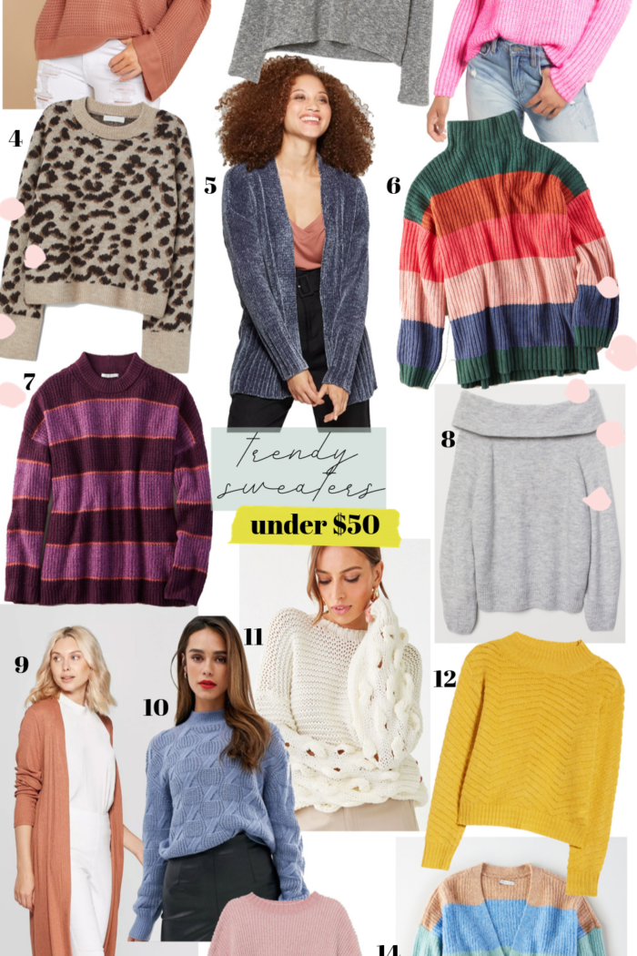 Trendy Sweaters Under 50 Bucks