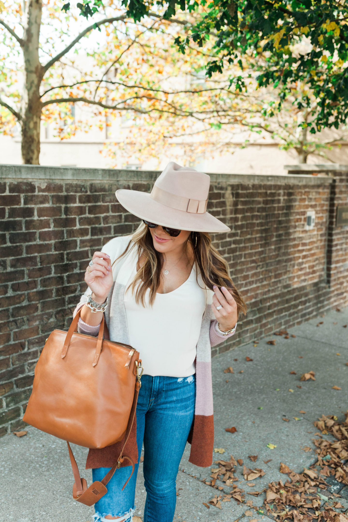 Casual Fall Outfit / Brixton Hat