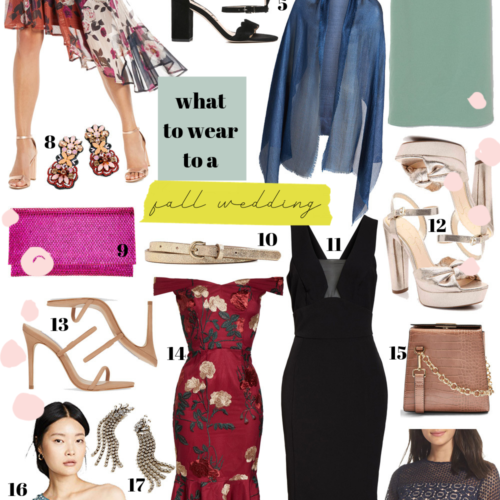 What to wear to a fall wedding