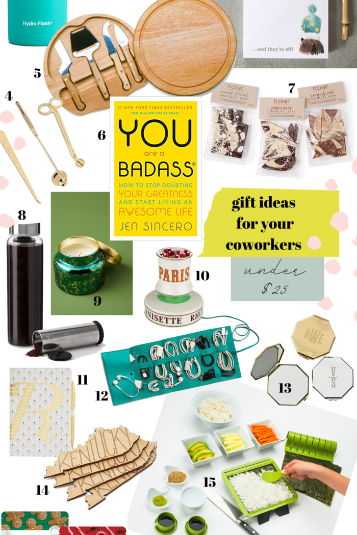 Gift Guide: CoWorker Gift Ideas $25