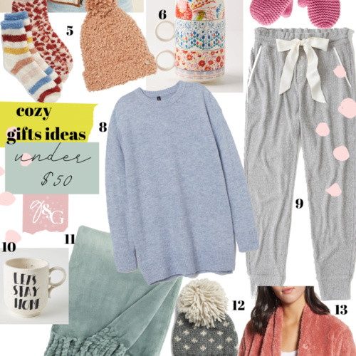 Cozy Gifts Under 50 / Glitter & Gingham Gift Guide