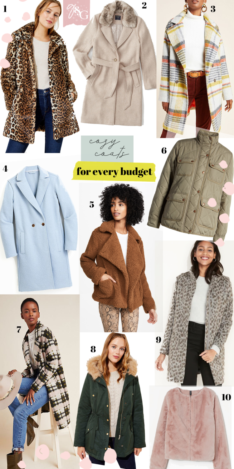 Cozy Coats for every budget / Glitter & Gingham