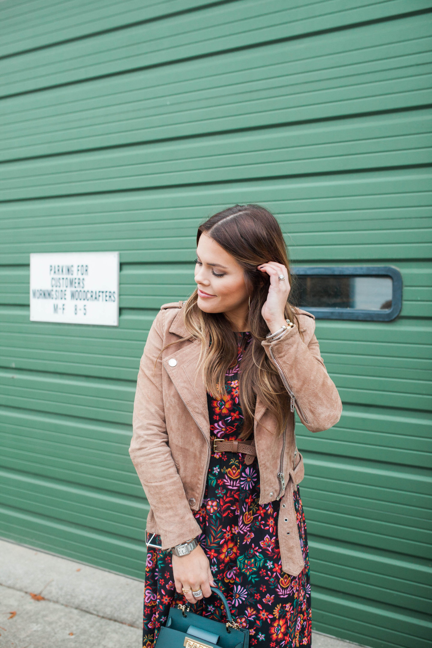 Floral Fall Maxi / Glitter & Gingham 