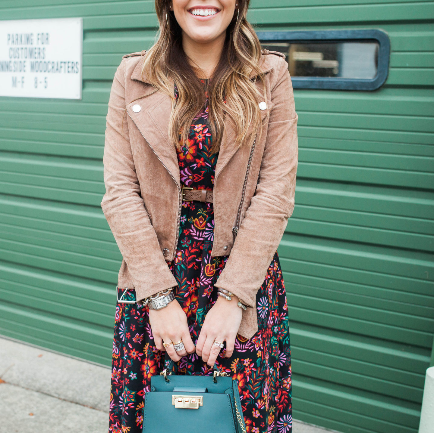 Floral Fall Maxi / Glitter & Gingham 