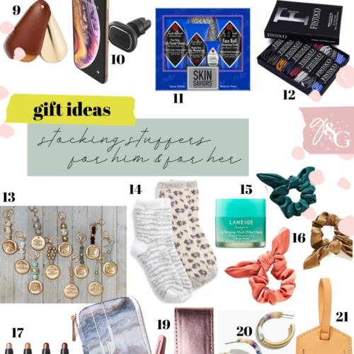 Stocking Stuffer Gift Ideas for Him & Her / Glitter & Gingham