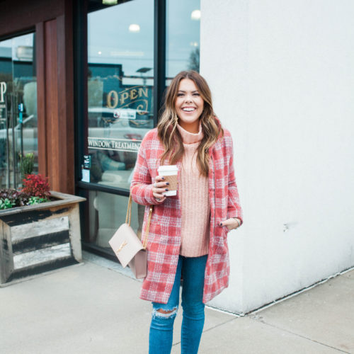 Plaid Coat / Winter Outfit Idea