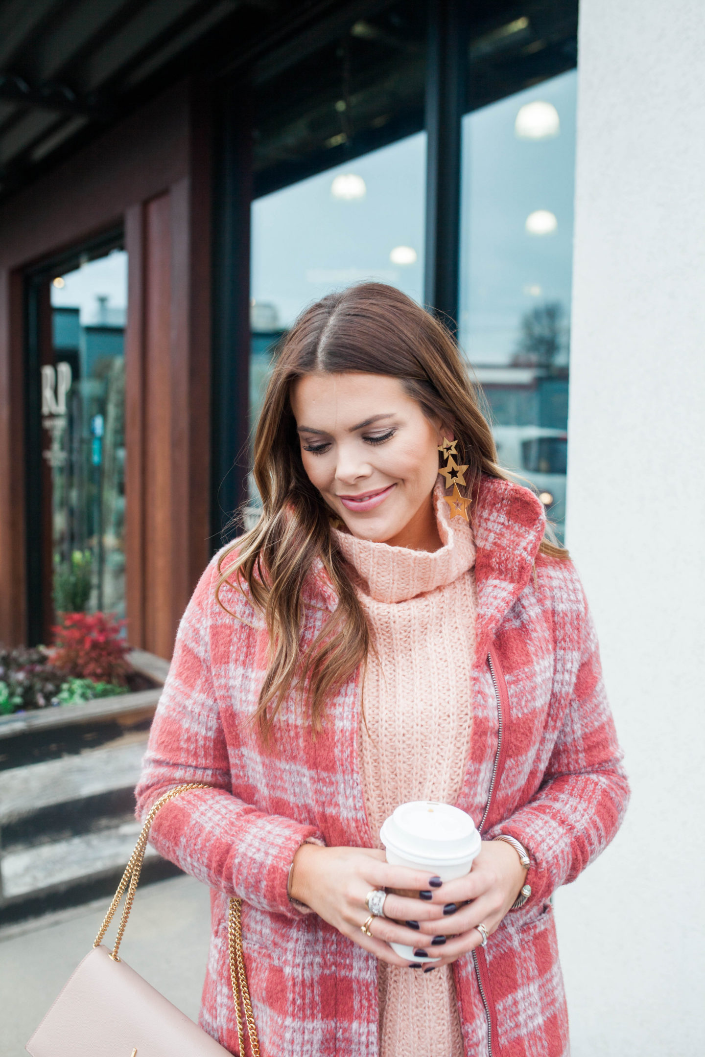 Winter Outfit Idea / Glitter & Gingham 