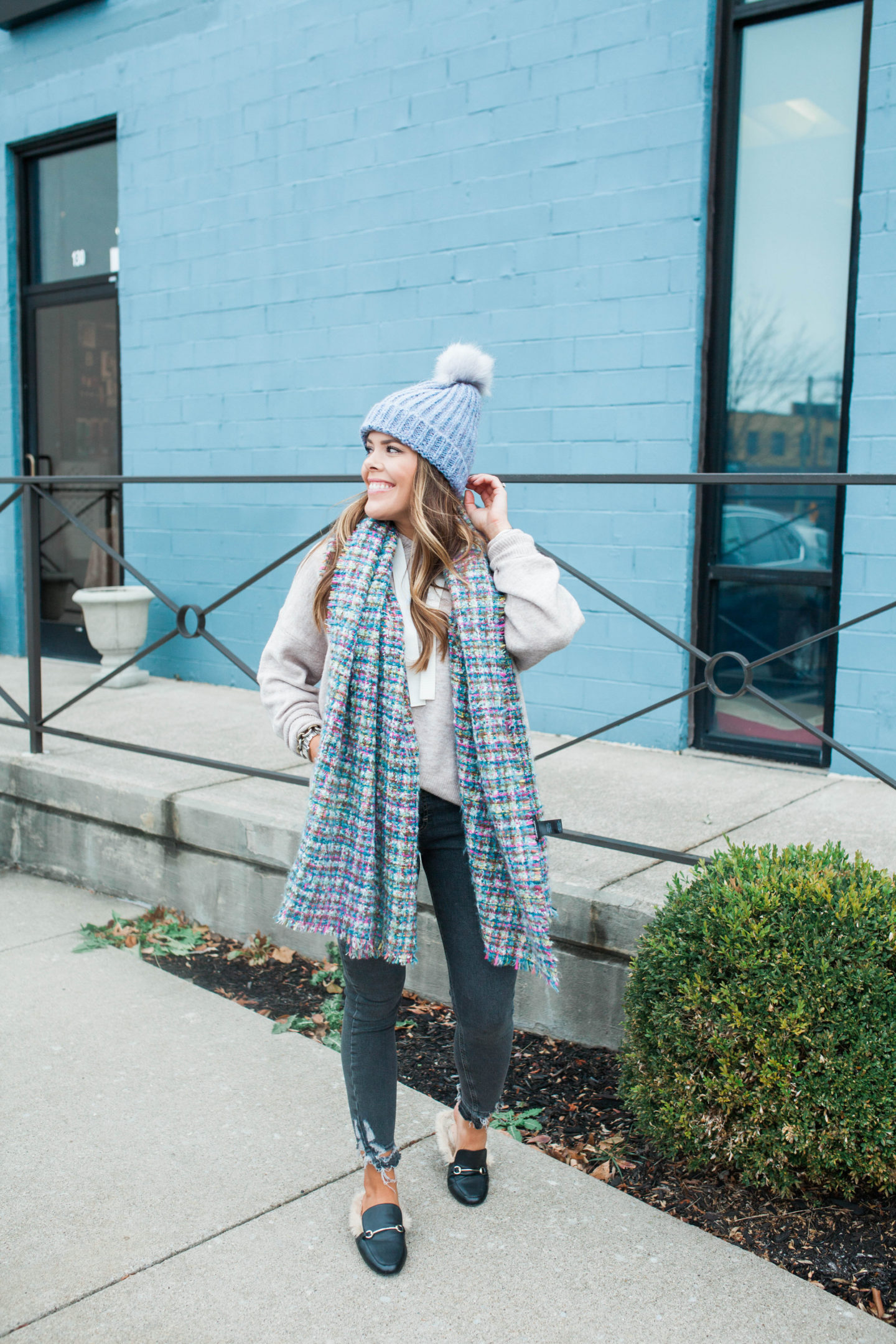 Easy Winter Outfit / Glitter & Gingham 