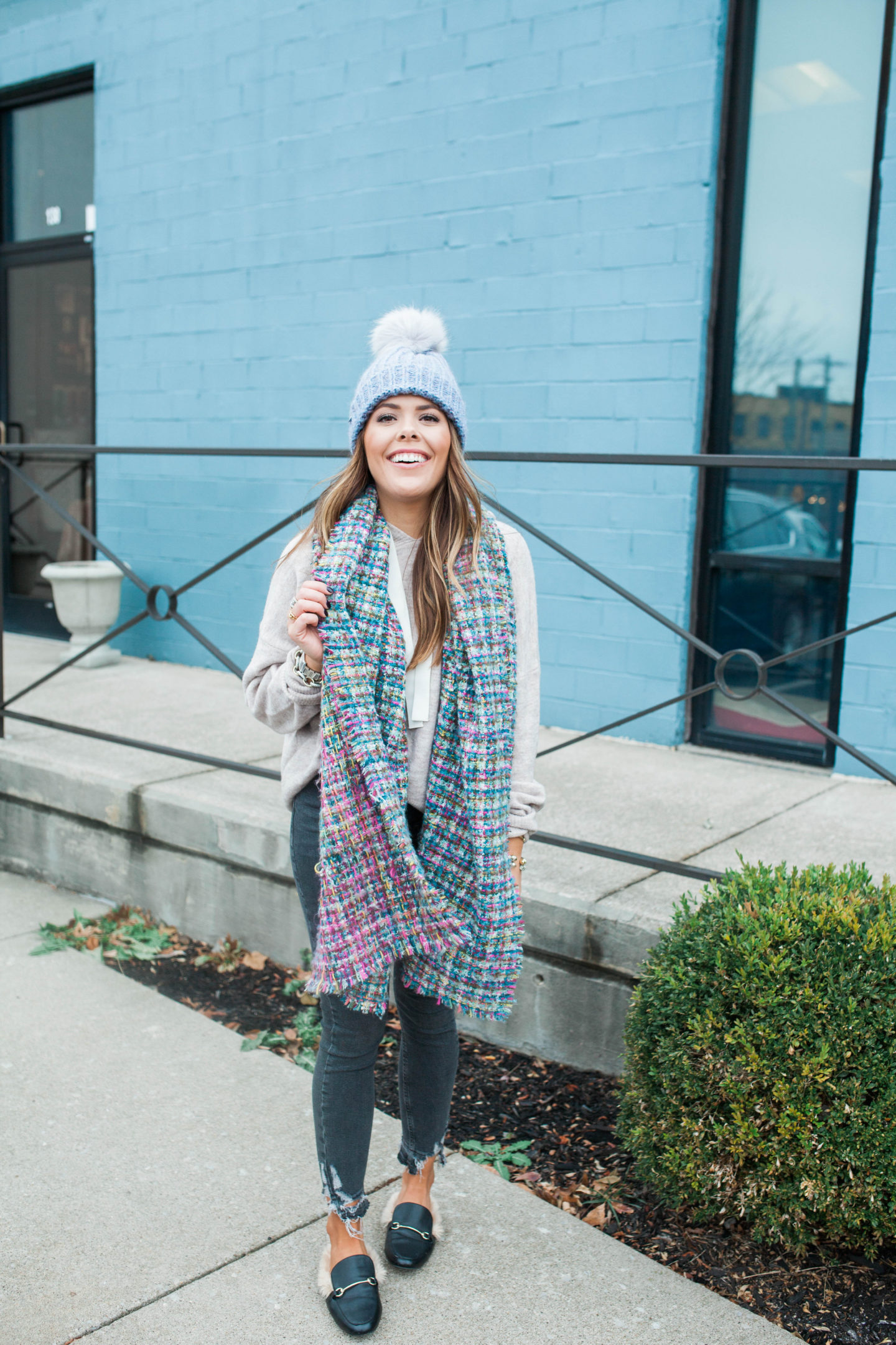 Easy Winter Outfit / Glitter & Gingham 