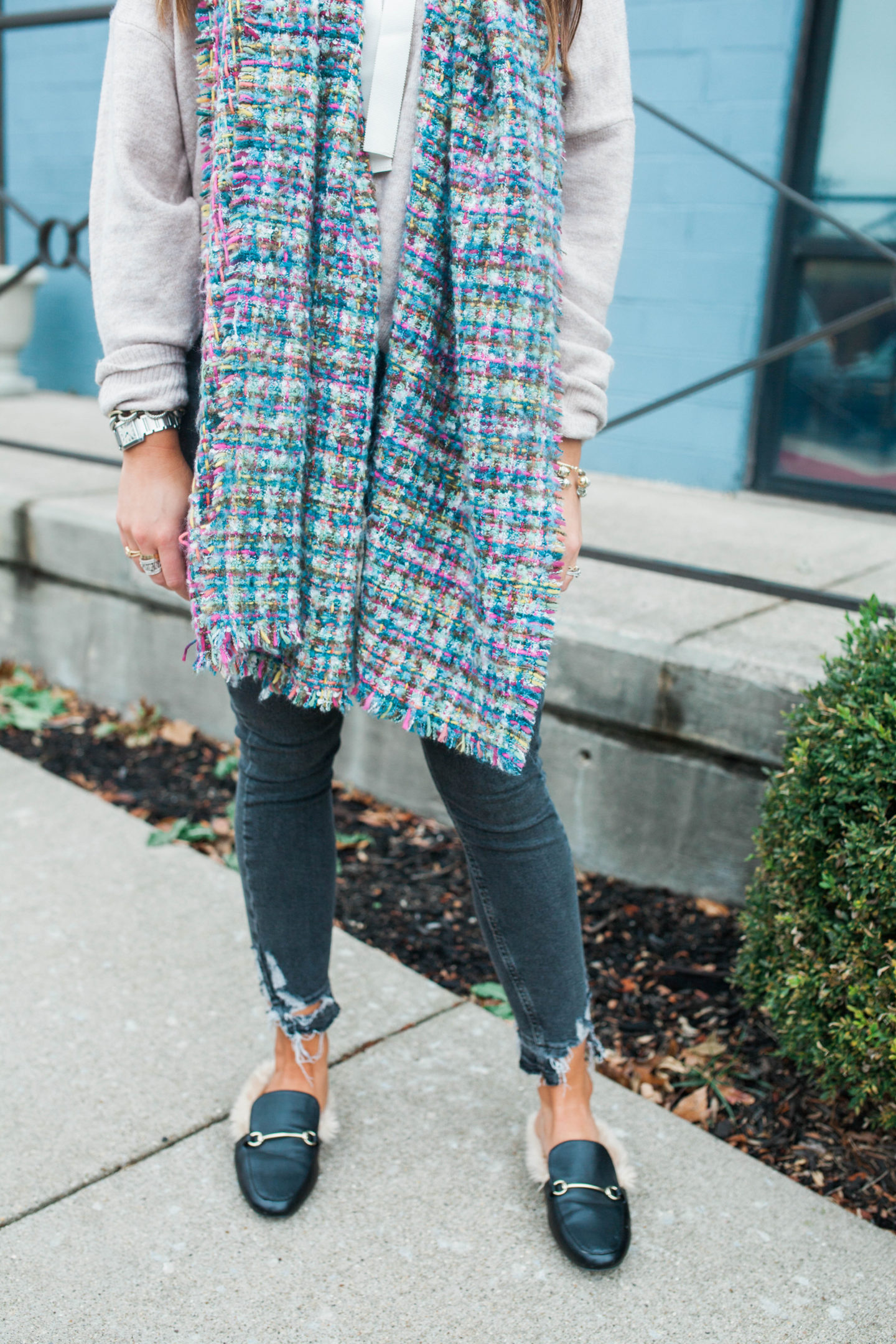 Easy Winter Outfit / Glitter & Gingham 