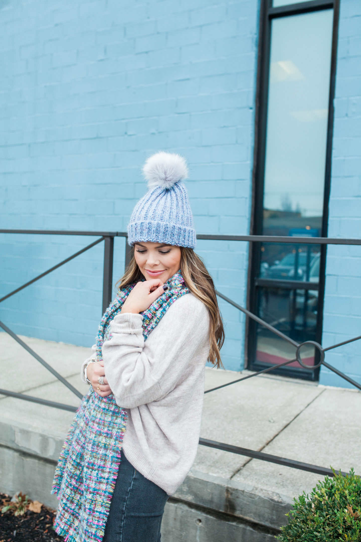 Easy Winter Outfit / Glitter & Gingham 