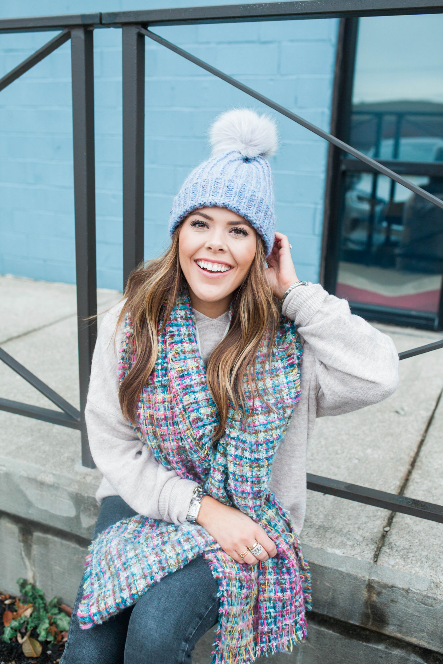 Easy Winter Outfit / Glitter & Gingham 