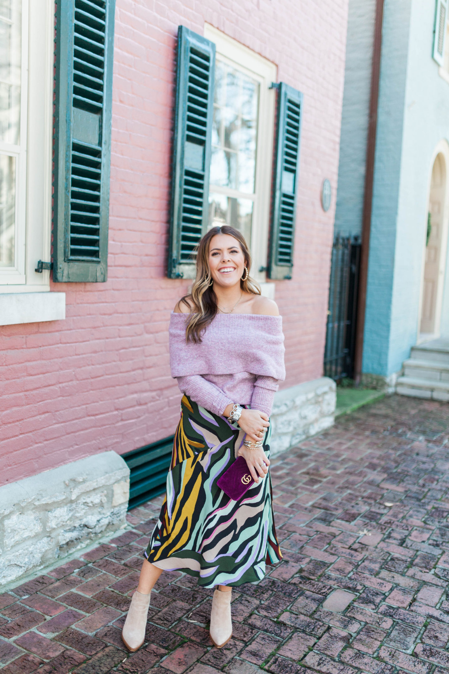 Zebra Print Skirt / Glitter & Gingham 