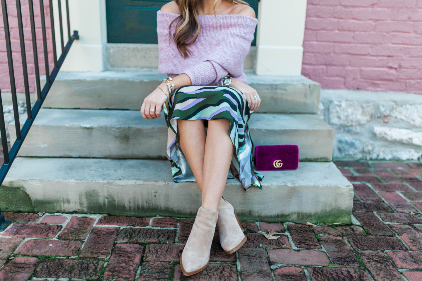 Zebra Print Skirt / Glitter & Gingham 