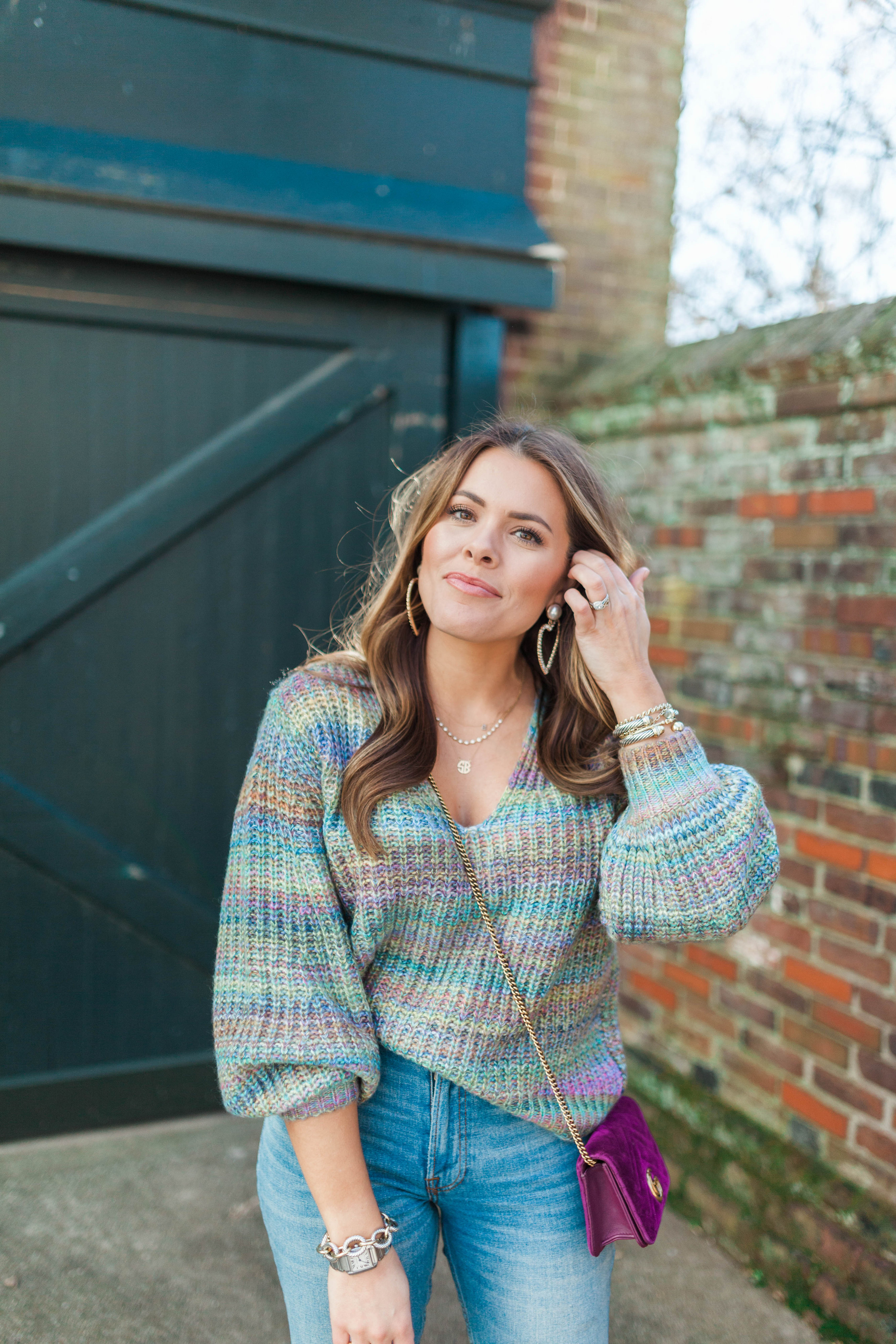 Rainbow Sweater Style - Glitter \u0026 Gingham