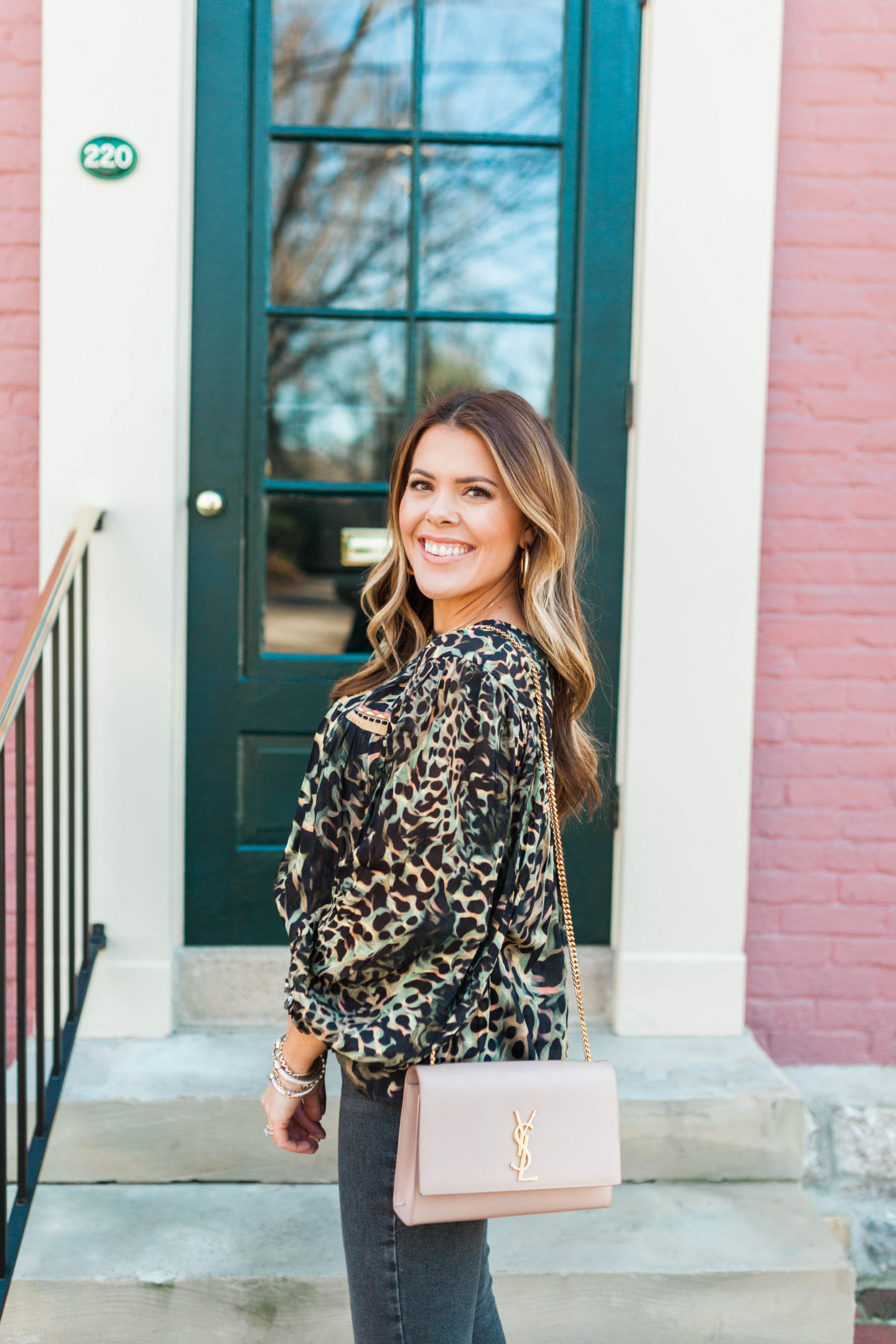 Faux Fur Leopard Coat / Glitter & Gingham 