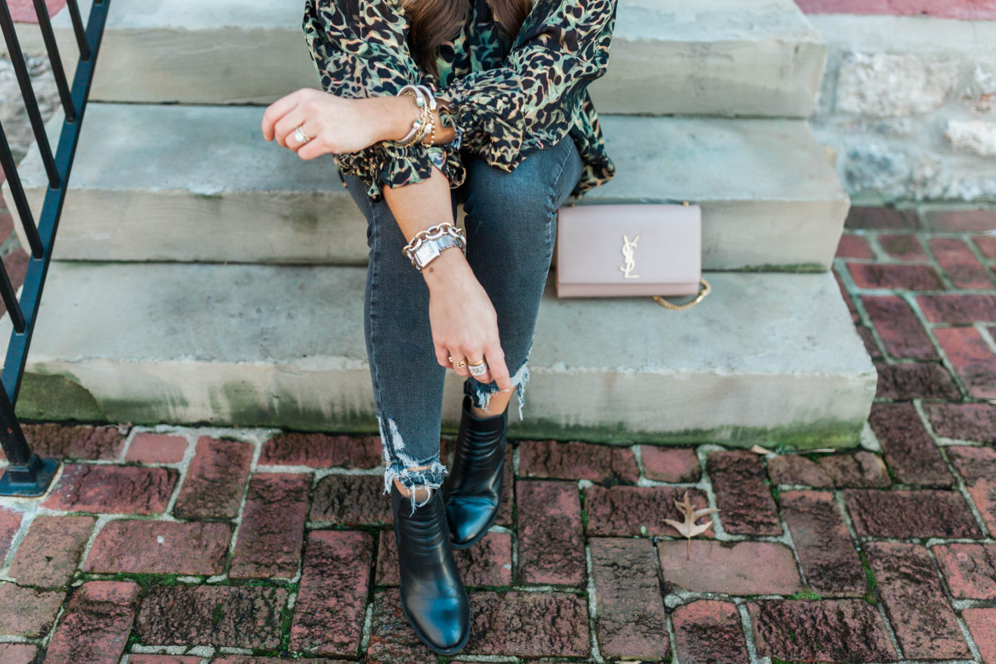 Faux Fur Leopard Coat / Glitter & Gingham 