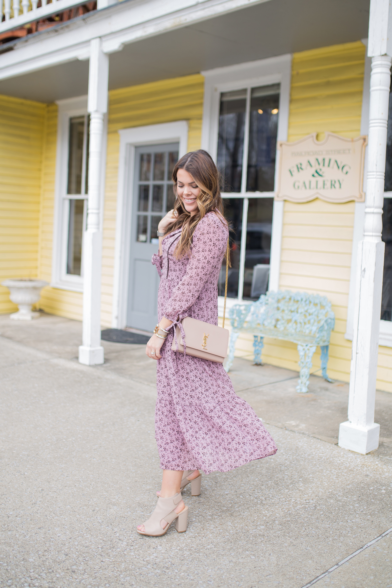 Madewell Floral Maxi / Glitter & Gingham 