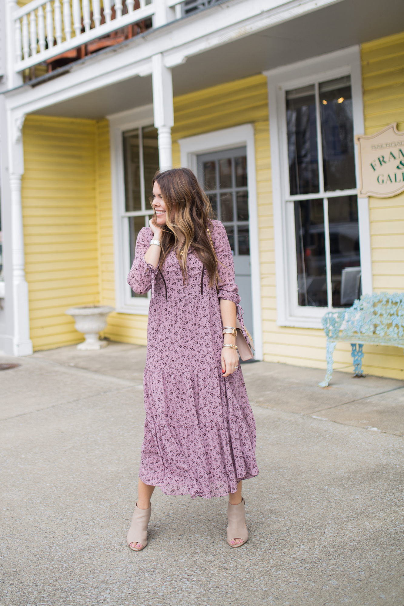 Madewell Floral Maxi / Glitter & Gingham 