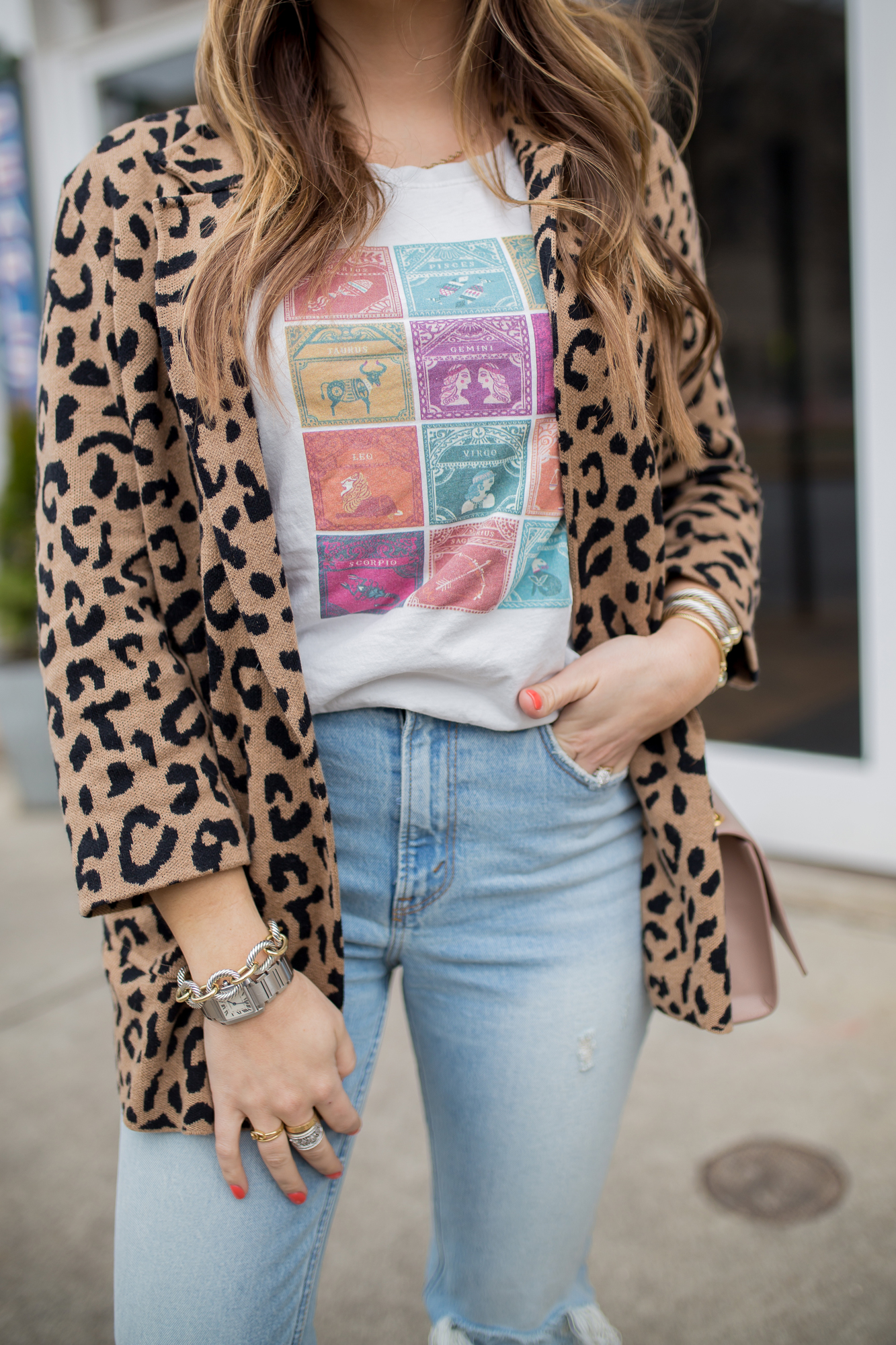 Graphic tee for spring / Glitter & Gingham 