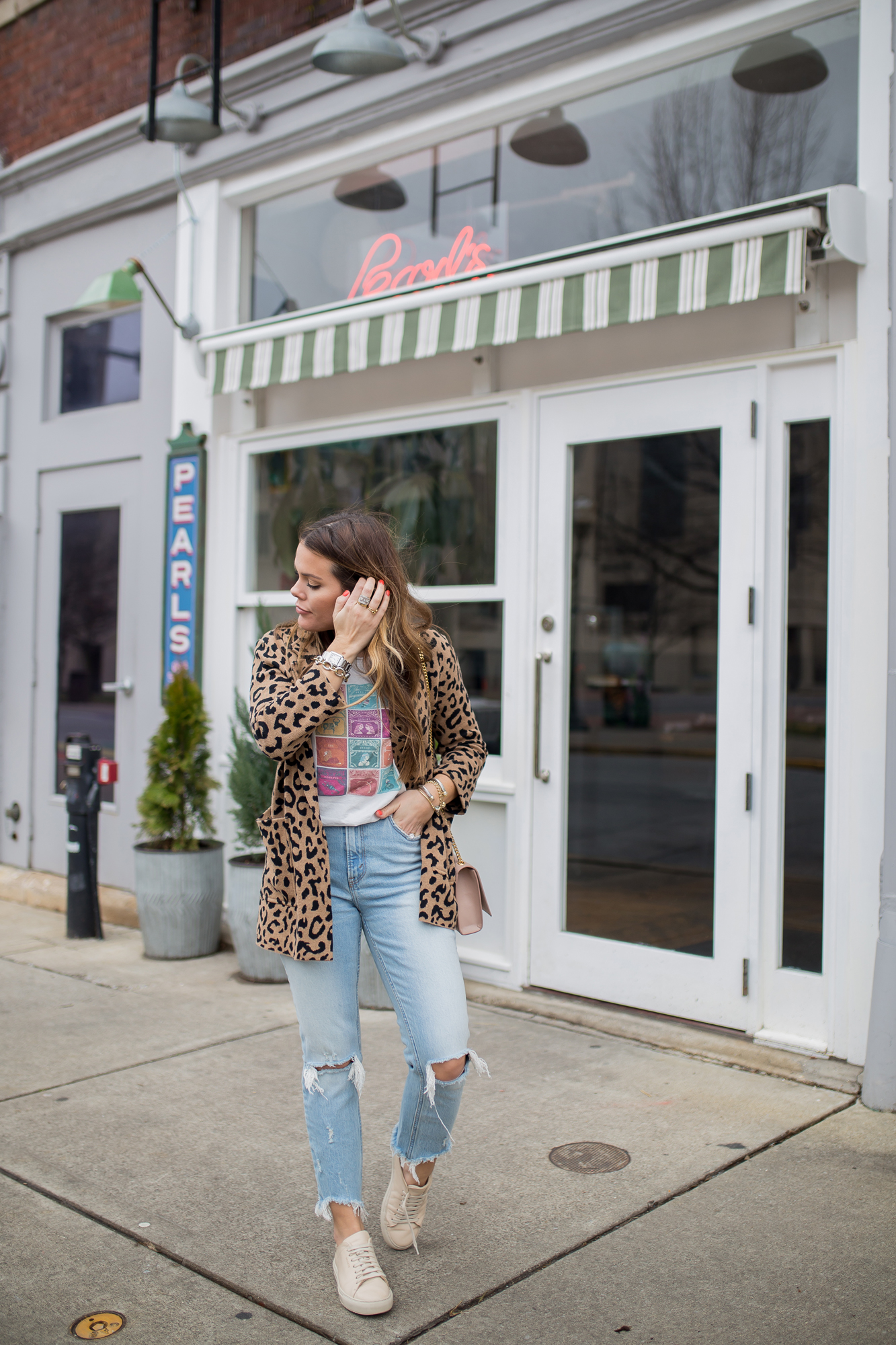 J. Crew Sweater Blazer / Glitter & Gingham 