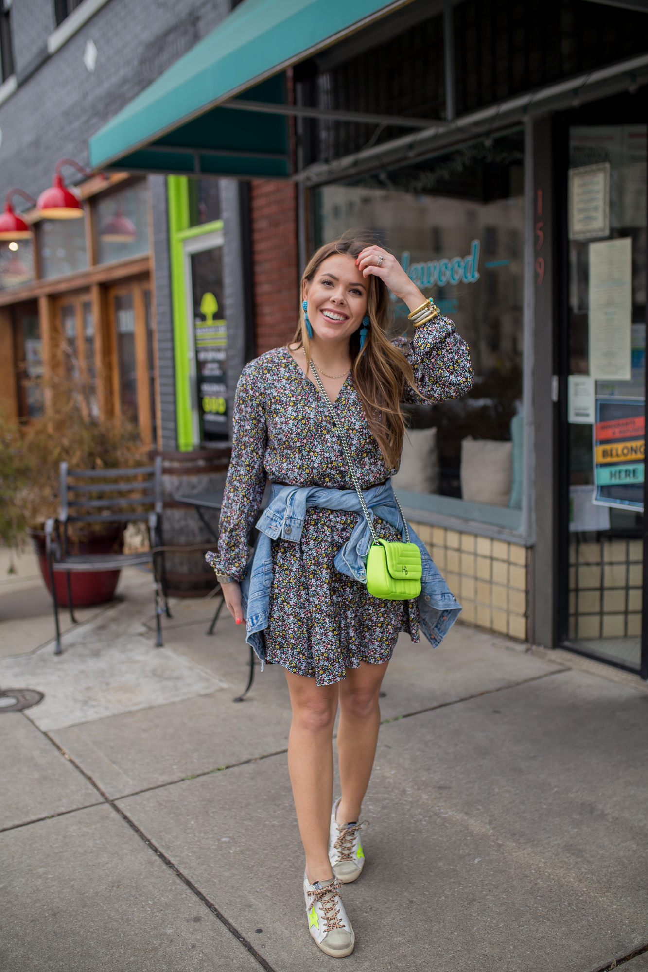 Spring Outfit Idea / Glitter & Gingham 