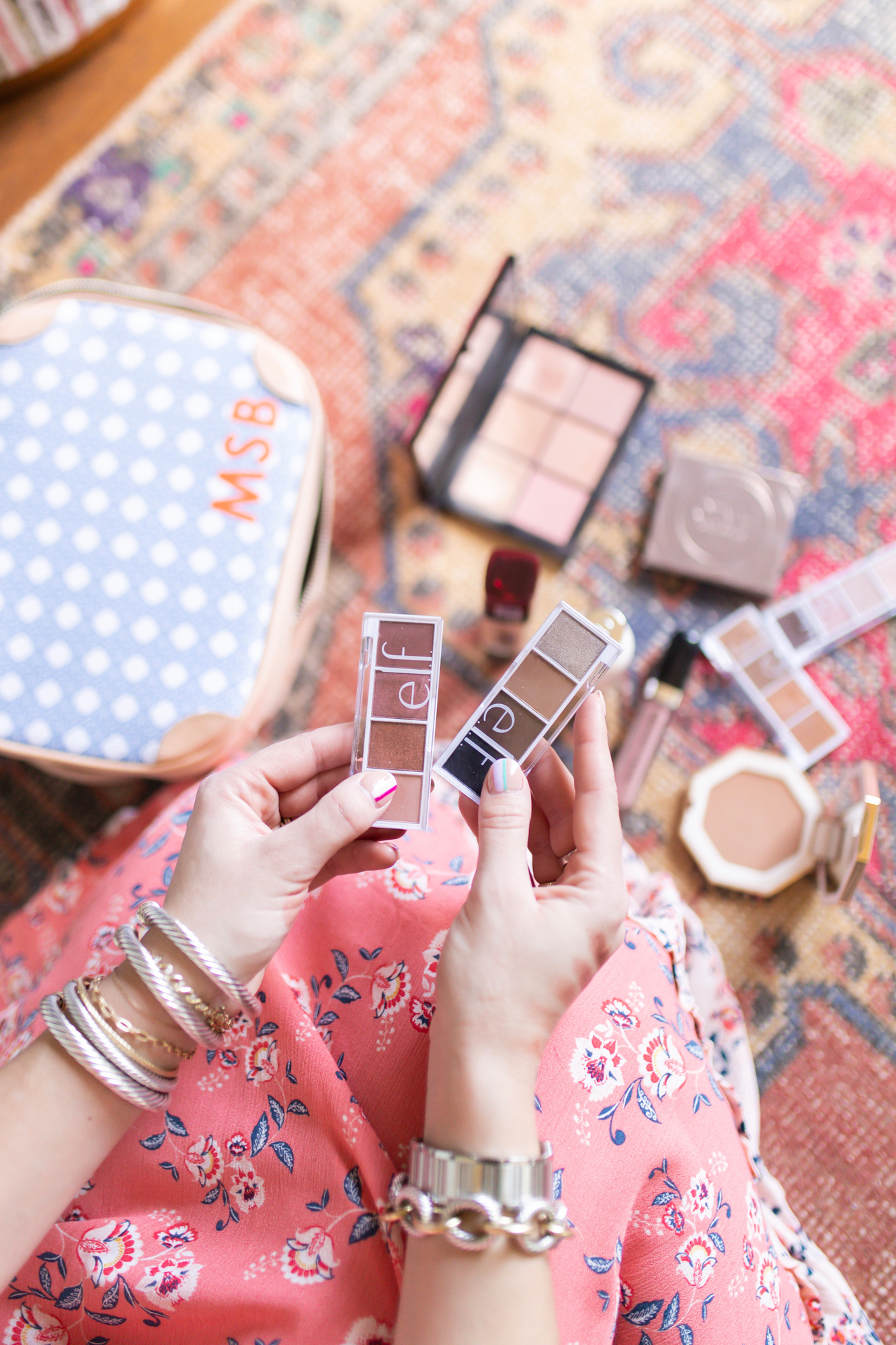 e.l.f makeup / glitter & Gingham 