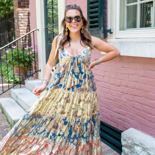 Anthropologie Dress / Glitter & Gingham