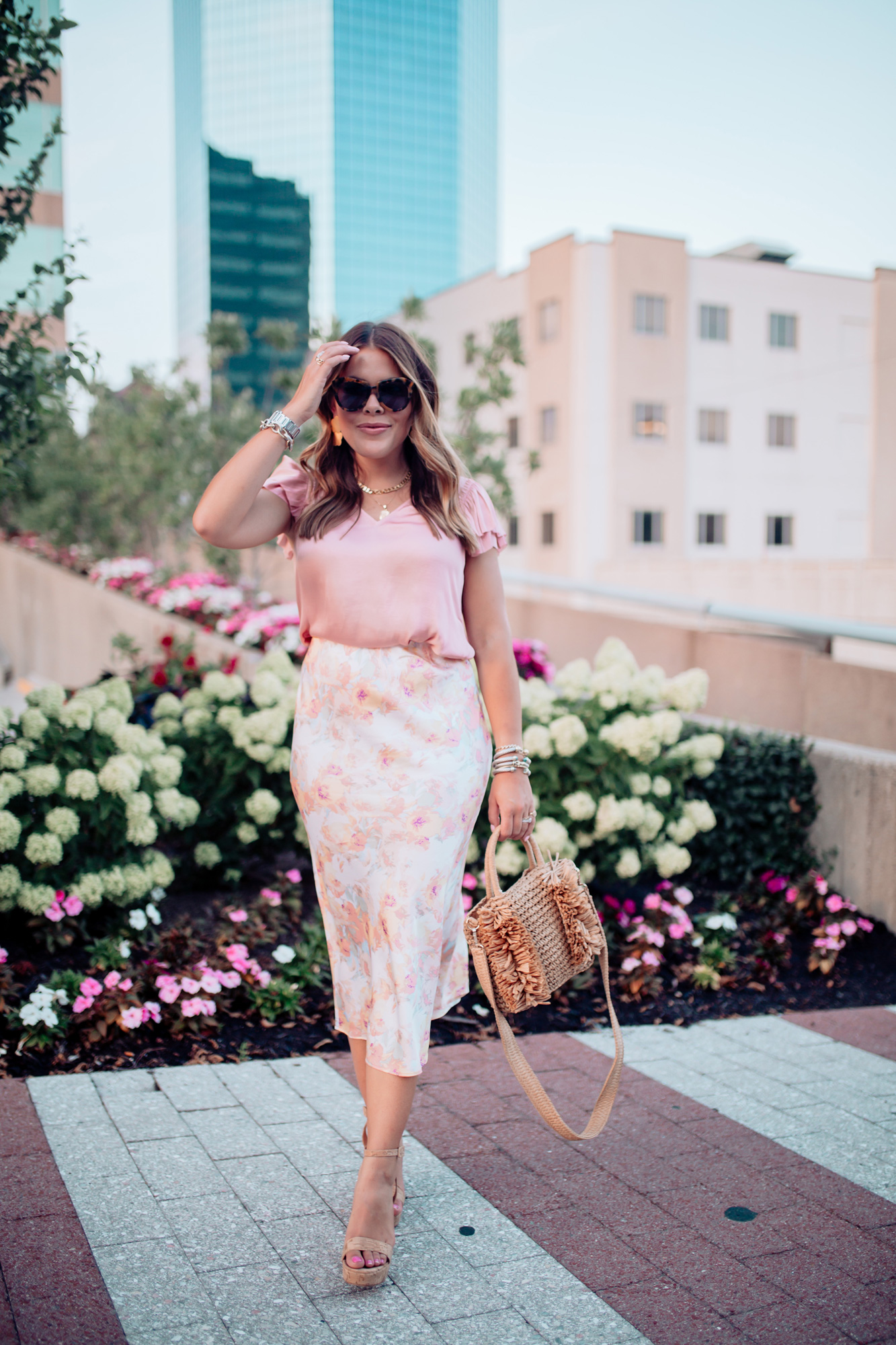 Summer work outfit / Glitter & Gingham 