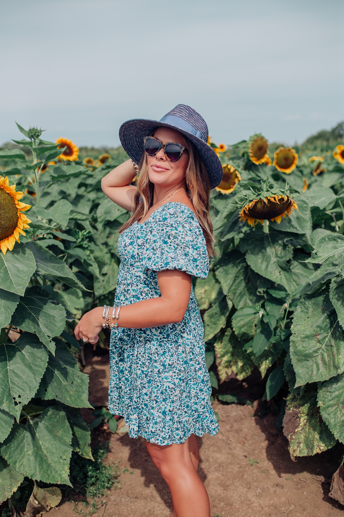 Target Floral Dress / Glitter & Gingham 