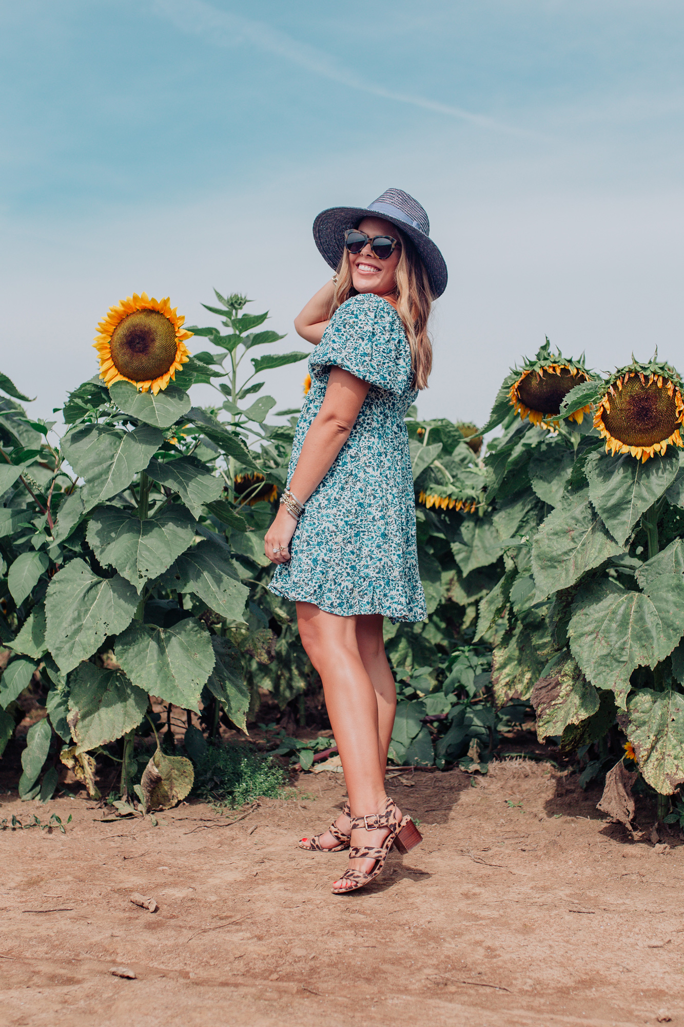 Target Floral Dress / Glitter & Gingham 