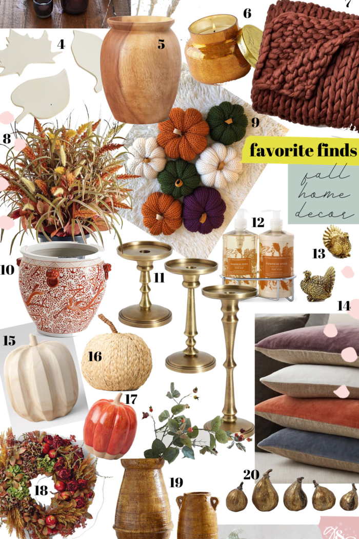 Favorite Finds Fall Home Decor