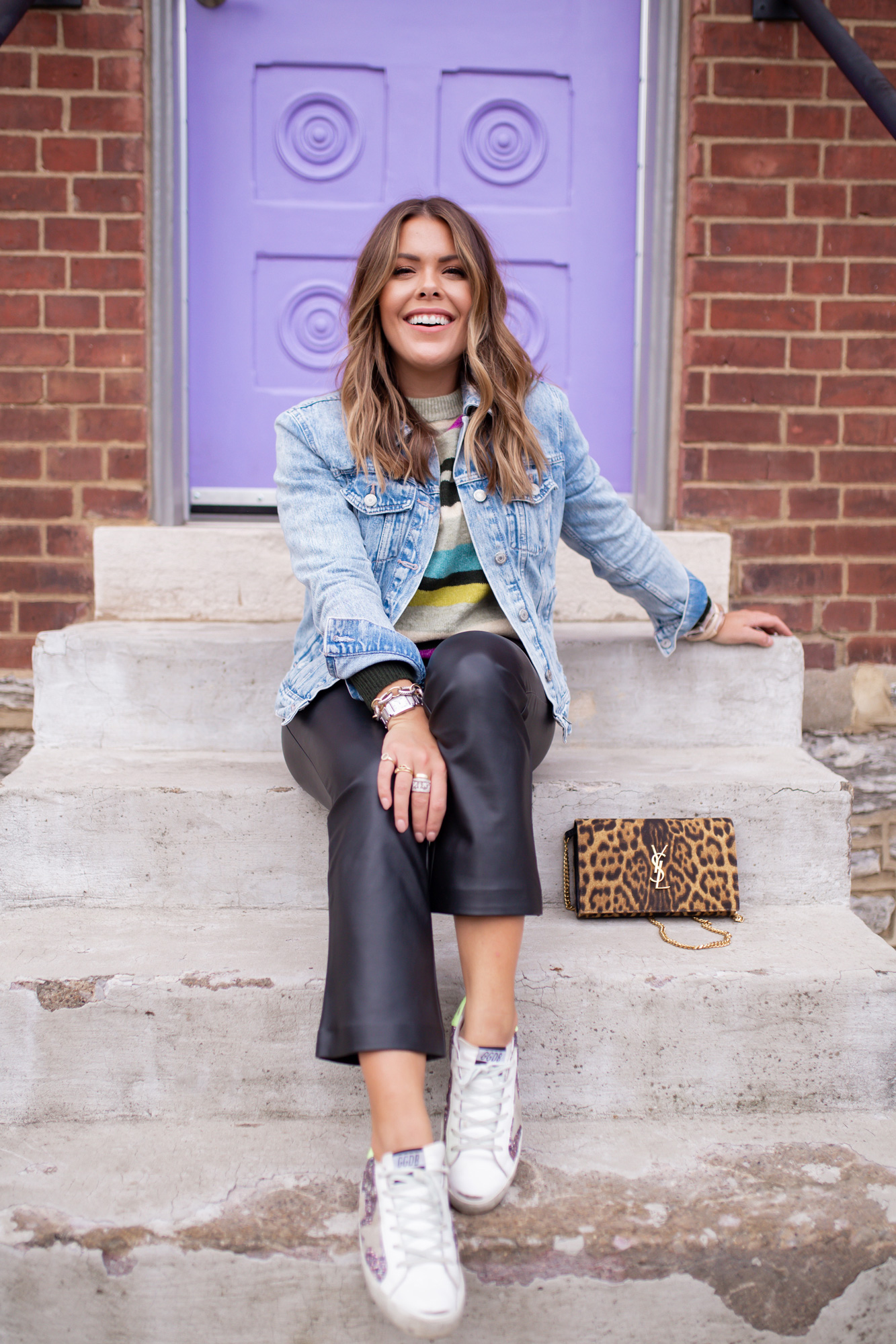 How to Style your Denim Jacket for Fall / Glitter & Gingham 