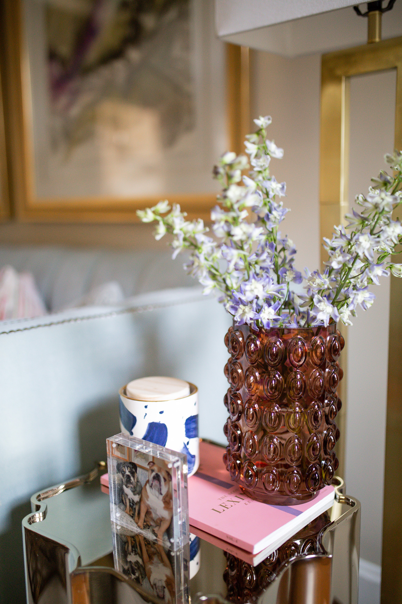 How to style a console table / Glitter & Gingham 