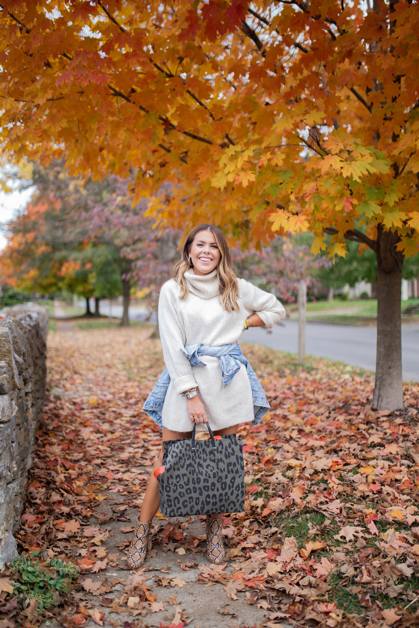 Sweater Dress Style / Glitter & Gingham 