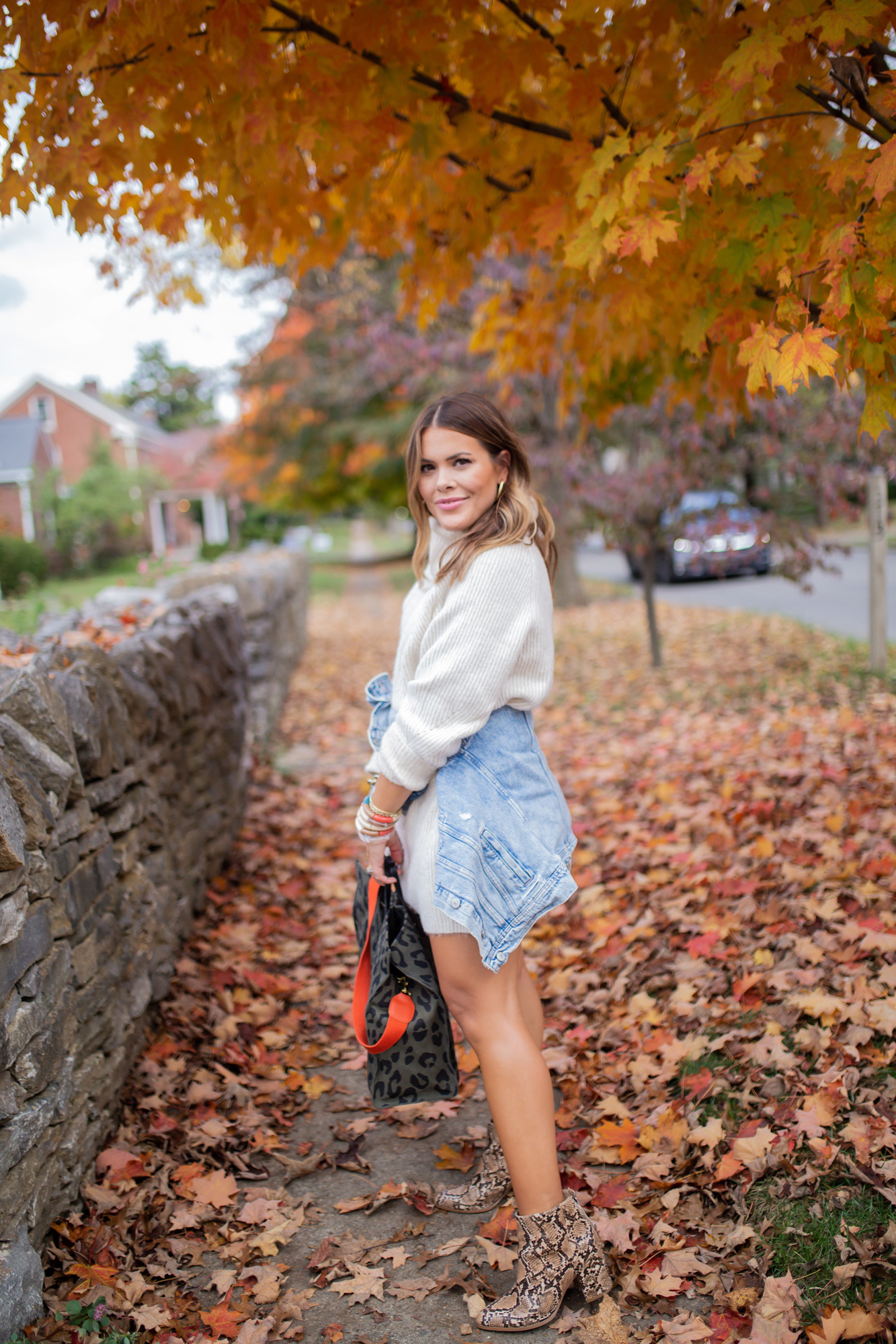 Sweater Dress Style / Glitter & Gingham 