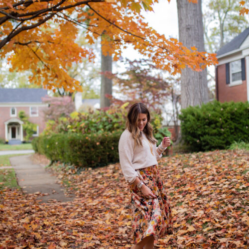 Fall outfit idea / Glitter & gingham