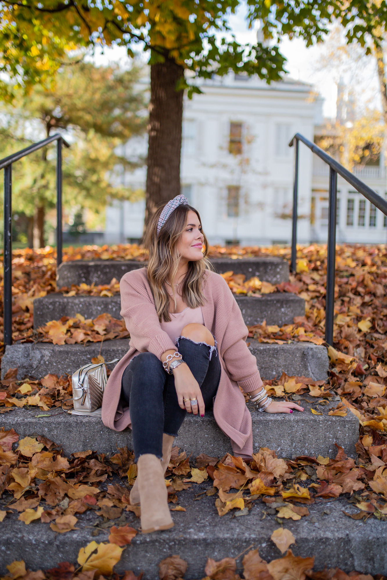 how to style a long cardigan for fall / Glitter & gingham 