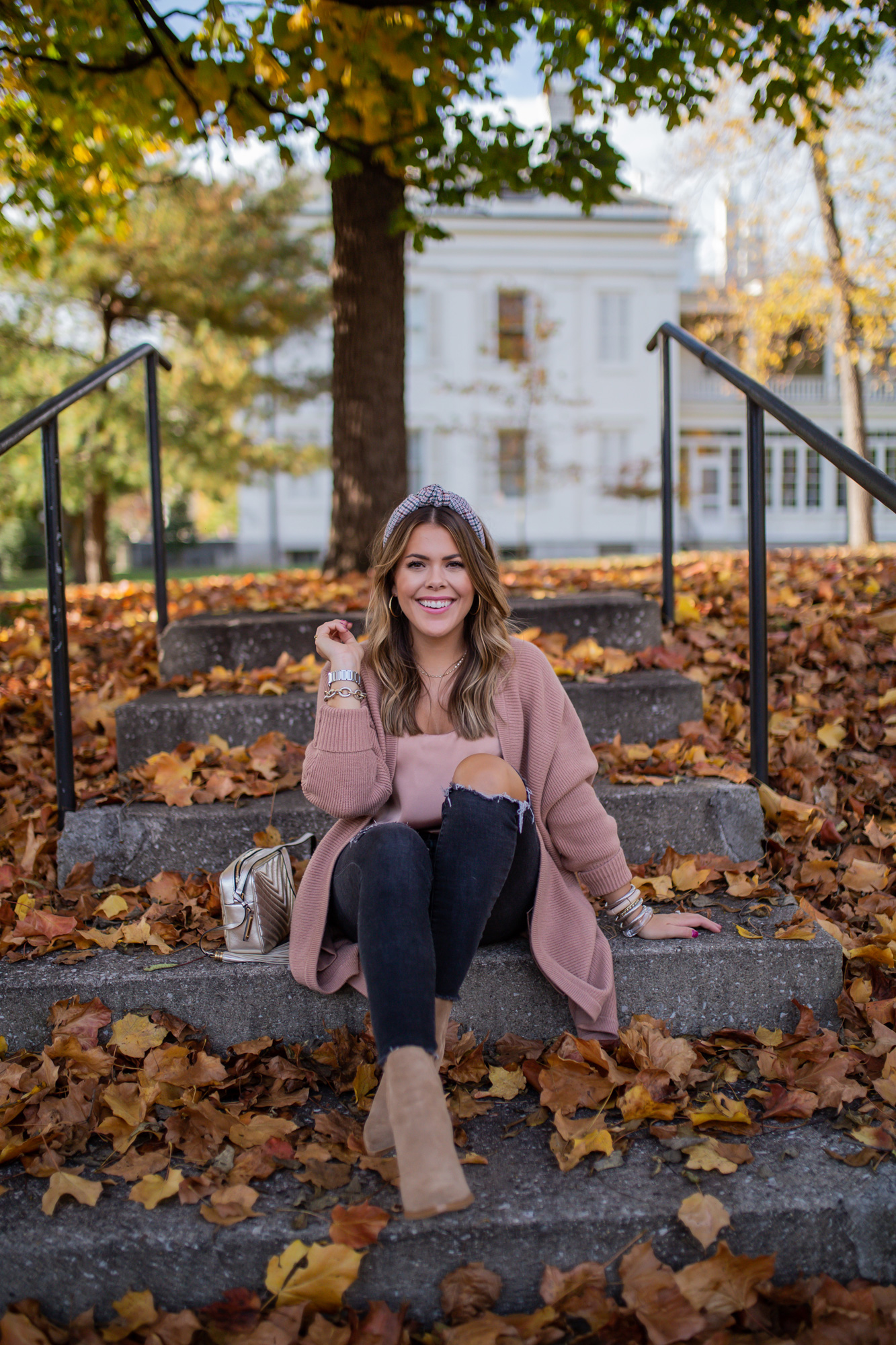 Monochromatic fall outfit / Glitter & gingham 