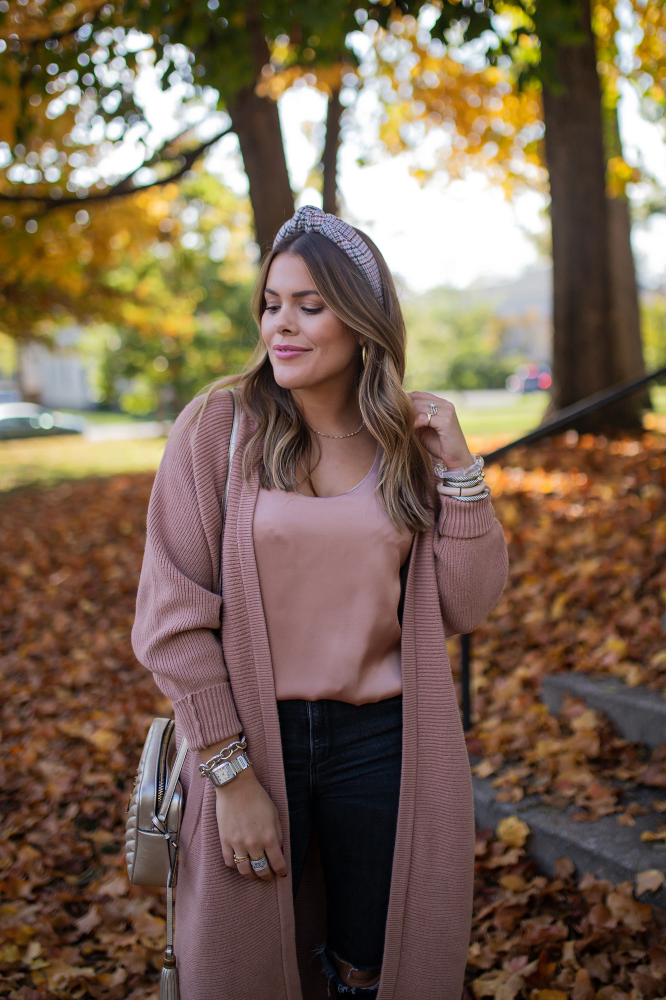Monochromatic fall outfit / Glitter & gingham 