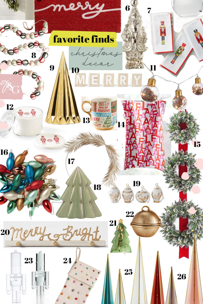 Favorite Finds: Christmas Decor Edition
