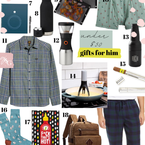 Gifts For Him Under 50 / Glitter & Gingham